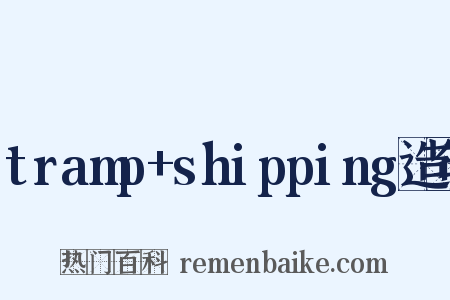 tramp+shipping造句是什么意思的图片